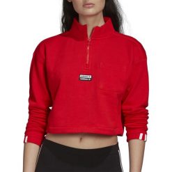ADIDAS CROPPED SWEATSHIRT > FM2508. Bluzy damskie Adidas, w paski, z bawełny, bez rękawów, długie, bez kaptura. W wyprzedaży za 179,99 zł.