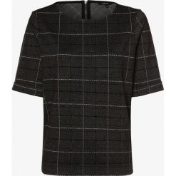 Opus - Damska bluza nierozpinana – Gizza, szary. Szare bluzy damskie Opus, w kratkę, z krótkim rękawem, krótkie, bez kaptura. Za 229,95 zł.