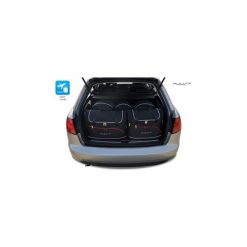 AUDI A4 AVANT, 2004-2008, TORBY DO BAGAŻNIKA 5 SZT KJUST - 7004038. Torby podróżne KJUST, bez wzorów, z kauczuku, klasyczne. Za 1209,00 zł.