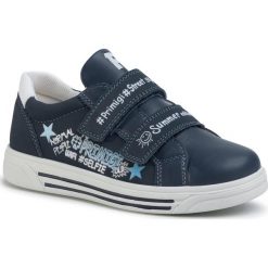Sneakersy PRIMIGI - 5377111 S Blu. Niebieskie trampki chłopięce Primigi, bez wzorów, ze skóry ekologicznej, na rzepy. Za 279,00 zł.