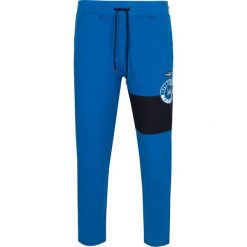 Spodnie dresowe Aeronautica Militare. Niebieskie spodnie męskie xl, bez wzorów, z dresówki. Za 529,00 zł.