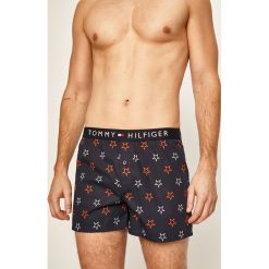 Tommy Hilfiger - Bokserki. Niebieskie bokserki męskie TOMMY HILFIGER, m, bez wzorów, z elastanu. W wyprzedaży za 99,90 zł.
