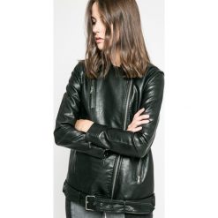 Pepe Jeans - Kurtka Bona. Czarne kurtki damskie Pepe Jeans, s, w paski, z poliesteru, krótkie. W wyprzedaży za 269,90 zł.
