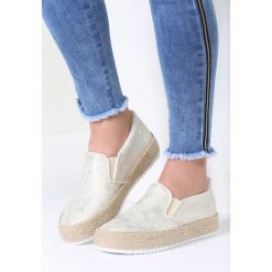 Złote Slip On Fire Bomb. Żółte trampki damskie slip on marki Inny. Za 69,99 zł.
