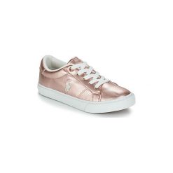 Buty Dziecko Polo Ralph Lauren EDGEWOOD. Różowe trampki dziewczęce Polo Ralph Lauren, bez wzorów, bez zapięcia. Za 279,20 zł.
