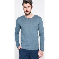 Selected - Sweter. Szare swetry męskie Selected, xl, z aplikacjami, z jedwabiu, z okrągłym kołnierzem, bez kaptura. W wyprzedaży za 79,90 zł.