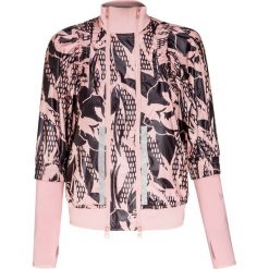 Kurtka ADIDAS BY STELLA McCARTNEY. Różowe płaszcze damskie adidas by Stella McCartney, bez wzorów, z dzianiny, długie, bez kaptura, do biegania. W wyprzedaży za 398,00 zł.