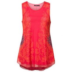 Desigual Koszulka Bez Rękawów Damska Ts Alma M Czerwona. Koszulki damskie Desigual. W wyprzedaży za 175,00 zł.