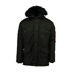 Geographical Norway Kurtka Męska Dagobert S Czarna. Czarne płaszcze męskie marki Geographical Norway, s. W wyprzedaży za 268,00 zł.