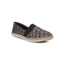 NYLON RED WS17103-1. Czarne espadryle damskie Nylon Red, bez wzorów, z nylonu, bez obcasa. Za 39,99 zł.