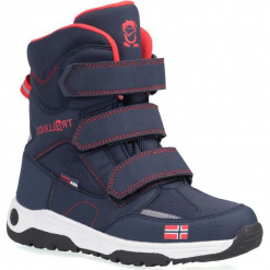 Trollkids Buty Zimowe Dzięcięce Lofoten Navy/Red 33. Czerwone buciki niemowlęce Trollkids, na zimę. Za 205,00 zł.