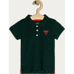 Guess Jeans - Polo dziecięce 92-122 cm. Czerwone t-shirty chłopięce Guess Jeans, z aplikacjami, z bawełny, bez rękawów. W wyprzedaży za 99,90 zł.