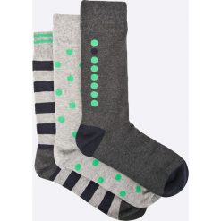 John Frank - Skarpety (3-pack). Szare skarpetki męskie marki John Frank, z bawełny. W wyprzedaży za 27,90 zł.