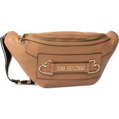 Saszetka nerka LOVE MOSCHINO - JC4273PP0AKN0201 Cammello. Pomarańczowe nerki damskie Love Moschino, bez wzorów, ze skóry ekologicznej, bez dodatków. Za 689,00 zł.