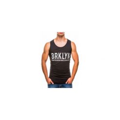 T-shirty męskie z nadrukiem: BOKSERKA MĘSKA Z NADRUKIEM S819 – CZARNA