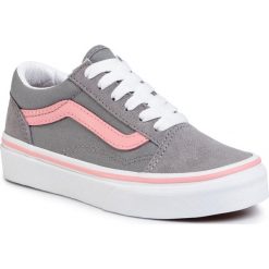 Tenisówki VANS - Old School VN0A4BUUWL91 (Pop)Frost Gry/Pink Icing. Szare trampki dziewczęce Vans, bez wzorów, z zamszu, na sznurówki. Za 219,00 zł.