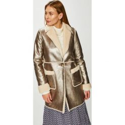 Geox - Płaszcz. Szare płaszcze damskie pastelowe Geox, z materiału. Za 1119,00 zł.
