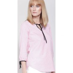 Bluzki damskie: Różowa Bluzka Stone Island