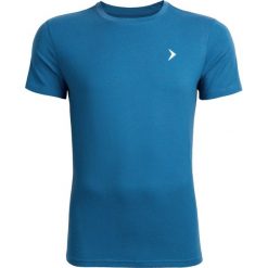 T-shirt męski TSM601 - niebieski melanż - Outhorn. Niebieskie koszulki męskie Outhorn, m, melanż, z bawełny. W wyprzedaży za 19,99 zł.