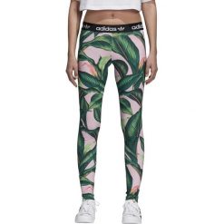 DAMSKIE LEGGINSY The FARM Company (40). Żółte legginsy damskie Adidas, bez wzorów, z poliesteru. W wyprzedaży za 129,99 zł.
