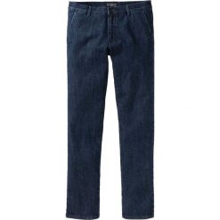 Dżinsy chino bonprix ciemnoniebieski. Niebieskie jeansy męskie bonprix, z jeansu. Za 89,99 zł.