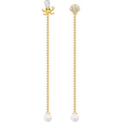 Swarovski - Kolczyki Ocean. Żółte kolczyki damskie Swarovski, z kryształem, metalowe. Za 379,90 zł.