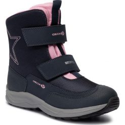 Śniegowce GEOX - J N.Alaska G.B Wpf D J848D 050FU C0694 D Navy/Pink. Niebieskie śniegowce dziewczęce Geox, bez zapięcia. Za 349,00 zł.