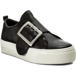 Sneakersy BRONX - 66047-AA BX 425 Black 1. Czarne półbuty damskie marki Bronx, na co dzień, bez wzorów, ze skóry, bez obcasa, na obcasie, bez zapięcia. W wyprzedaży za 219,00 zł.