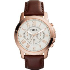 FOSSIL - Zegarek FS4991. Pomarańczowe zegarki męskie Fossil, ze stali. W wyprzedaży za 549,90 zł.