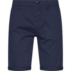 Szorty materiałowe Guess Myron M02D18 WCRL1. Niebieskie spodenki i szorty męskie Guess, m, z aplikacjami, z elastanu. Za 369,00 zł.