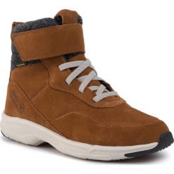 Trekkingi JACK WOLFSKIN - City Bug Texapore Mid K 4036121 S Desert Brown/Champagne. Pomarańczowe śniegowce chłopięce Jack Wolfskin, bez zapięcia. W wyprzedaży za 219,00 zł.