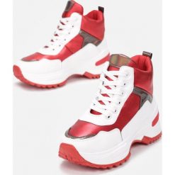 Czerwone Sneakersy Devllin. Czerwone sneakersy damskie Born2be. Za 109,99 zł.