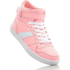 Buty sportowe chłopięce: Wysokie sneakersy bonprix koralowy