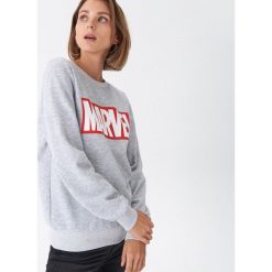 Bluza Marvel - Jasny szary. Szare bluzy damskie House, s, z motywem z bajki, bez rękawów, bez kaptura. Za 79,99 zł.