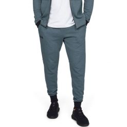 Under Armour Unstoppable Double Knit Spodnie dresowe Niebieski. Niebieskie spodnie męskie Under Armour, l, bez wzorów, z bawełny. Za 309,95 zł.
