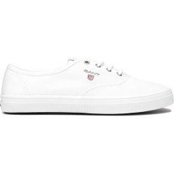 Gant Preptown Tenisówki Biały. Białe trampki i tenisówki damskie GANT, bez wzorów, z materiału, bez zapięcia. Za 262,95 zł.