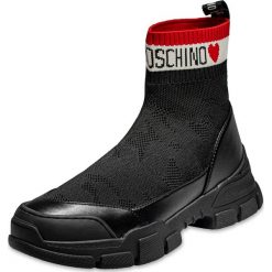 Trampki i Sneakersy Love Moschino. Czerwone trampki i tenisówki damskie Love Moschino, z tkaniny. Za 950,00 zł.