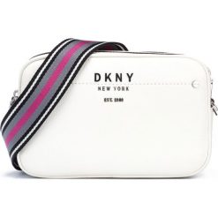 DKNY Erin Cross body bag Biały. Białe torebki klasyczne damskie DKNY, w paski, ze skóry, bez dodatków. Za 1005,95 zł.