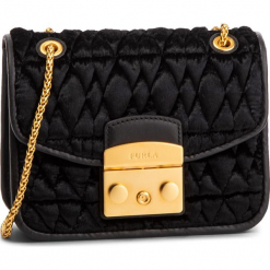 Torebka FURLA - Metropolis 993928 B BUO9 N17 Onyx. Czarne torebki klasyczne damskie Furla, bez wzorów, ze skóry, eleganckie, bez dodatków. Za 1355,00 zł.
