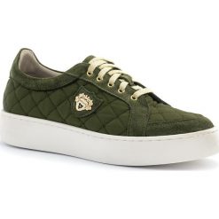 Zielone pikowane sportowe buty 63P. Brązowe buty sportowe damskie Neścior, bez wzorów, ze skóry, sportowe. W wyprzedaży za 229,00 zł.