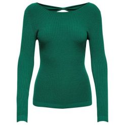 ONLY Damski Bluza Nell i L / S Pullover Knt Cadmium Green (rozmiar S). Zielone bluzy damskie ONLY, s, bez wzorów, prążkowane, bez rękawów, bez kaptura. W wyprzedaży za 94,00 zł.