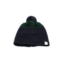 Czapki Woolrich WYACC0198 F-PENN PON PON. Niebieskie czapki damskie Woolrich, bez wzorów. Za 131,51 zł.