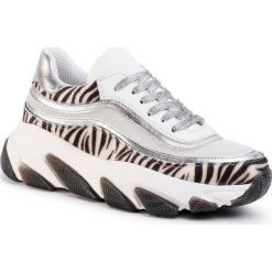 Sneakersy EVA MINGE - EM-23-07-000644 146. Białe półbuty damskie Eva Minge, ze skóry ekologicznej. W wyprzedaży za 349,00 zł.