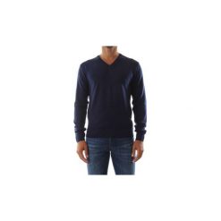 Swetry Wool co WO 0002. Niebieskie swetry męskie Wool co, s, bez wzorów, bez kołnierzyka, bez kaptura. Za 300,90 zł.