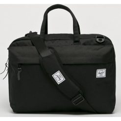 Herschel - Torba Sandford. Czarne torby na laptopa Herschel, w paski, z materiału. Za 469,90 zł.