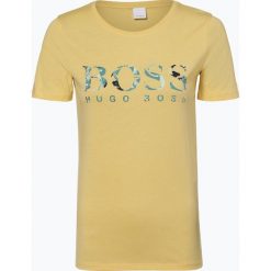 BOSS Casual - T-shirt damski – Tiboss, żółty. Żółte t-shirty damskie marki BOSS Casual, s, z nadrukiem, casualowe. Za 219,95 zł.