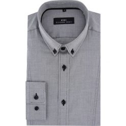 Koszula MICHELE 2 16-04-02-K. Szare koszule męskie Giacomo Conti, m, bez wzorów, z bawełny, button down, bez rękawów. Za 169,00 zł.