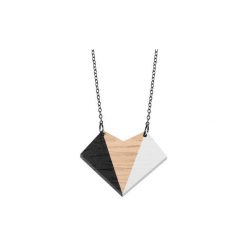 Geometryczny Naszyjnik LOVLO 3D HEART. Szare naszyjniki damskie Lovlo. Za 68,00 zł.
