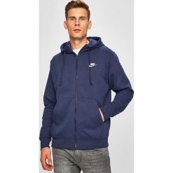 Nike Sportswear - Bluza. Niebieskie bluzy męskie Nike Sportswear, s, bez wzorów, z bawełny, z kapturem, bez rękawów, z kapturem. W wyprzedaży za 189,90 zł.