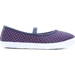 Granatowe Tenisówki Jump 'N' Run. Niebieskie trampki chłopięce Born2be, na lato, z materiału, z okrągłym noskiem. Za 29,99 zł.